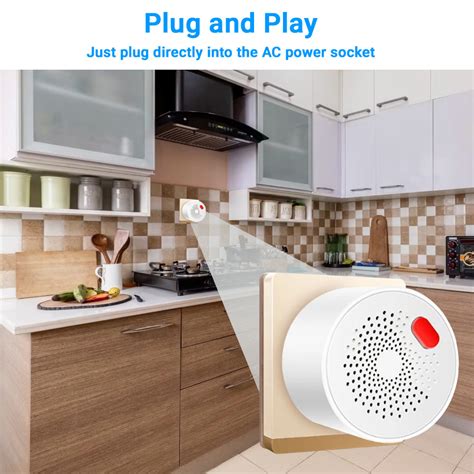 IFITech Plug & Play WiFi Smart LPG Gas Leak Detector Alarm Gas Detector