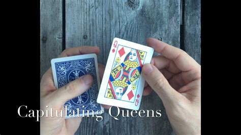 Image result for Capitulating Queens Card Magic Tutorial