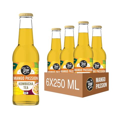 Toyo Kombucha Gold Edition Naturally Fermented Probiotic Flavoured Tea ...