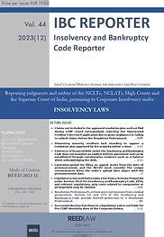REEDLAW | Insolvency (IBC), Banking and Bankruptcy Laws Research Portal ...