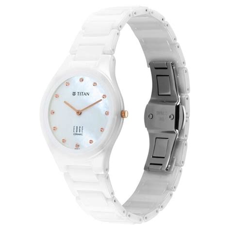 Buy Online Titan Edge Ceramic Quartz in Arctic White with Diamonds and ...