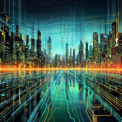 High-Tech City Art 的图像结果