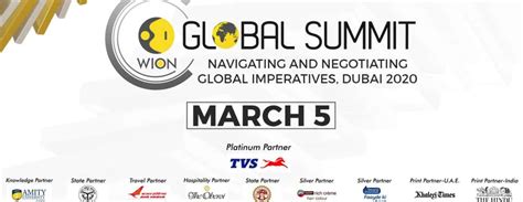 WION Global Summit 2020 to be held in Dubai on March 5; check details ...