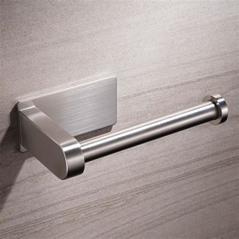 Toilet Paper Holder, No Drilling, Self-Adhesive Toilet Roll Holder ...