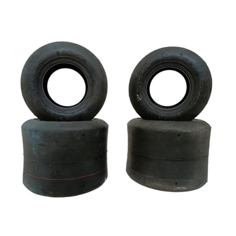 BKT Go Kart Slick Tires set | Includes 2 Front and 2 Rear — SPAARKINDIA