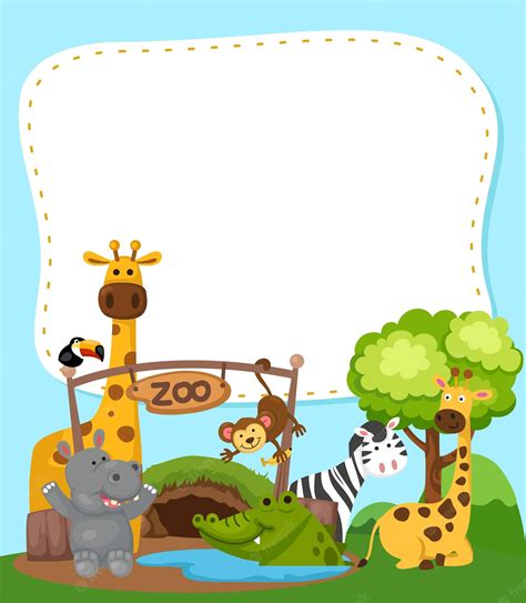 zoo borders #3431198 | Clipart Library