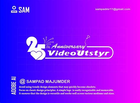 Entry #602 by sampad0 for Logo Redesign for 25th Anniversary | Freelancer