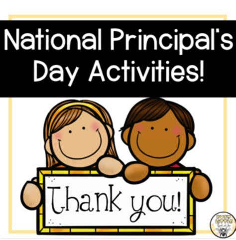 National Principal's Day Activities - May 1 - Amped Up Learning