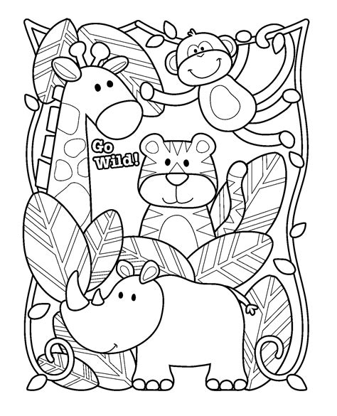 Get Free Animal Colouring Pages Printables Now! - Printables for Everyone