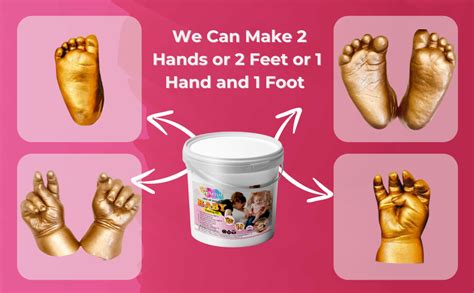 ArtYo Hand Casting Kit for Baby 3D Molding Powder DIY Mold Your ...