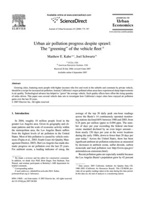 Fillable Online des ucdavis Urban air pollution progress despite sprawl ...