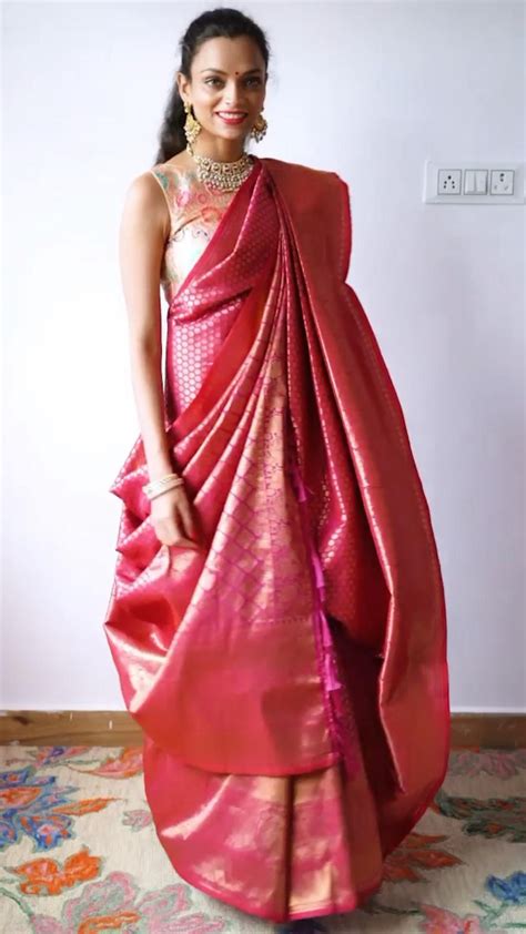 The bengali saree drape how to wear a bengali style saree – Artofit