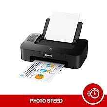 Canon Pixma TS207 Single Function Inkjet Printer (Black) : Amazon.in ...