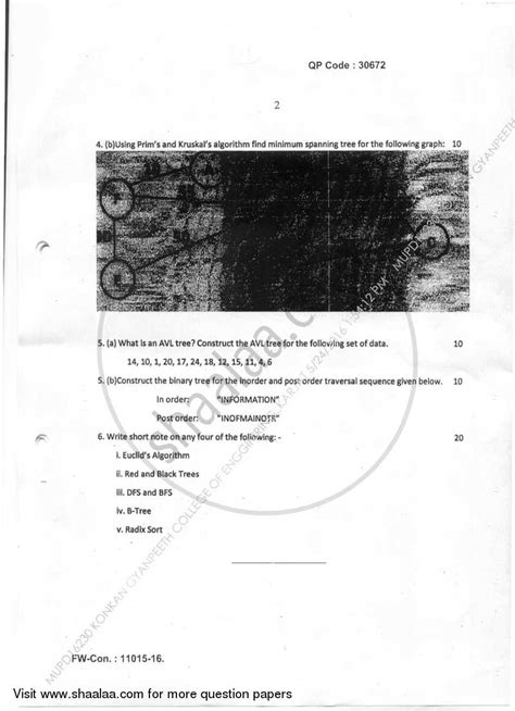 Data Structure and Algorithm Analysis 2015-2016 BE IT (Information ...