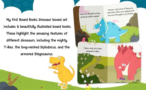 My First Dinosaur Board Books – Boxed Set of 8: T. rex, Triceratops ...