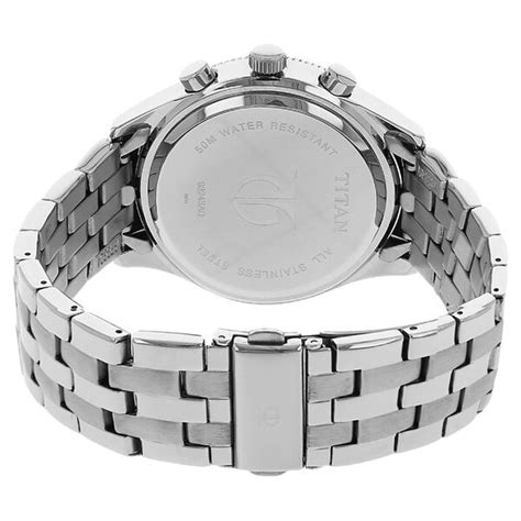 Buy Online Titan Quartz Chronograph Blue Dial Watch for Men - 9324sm04 ...
