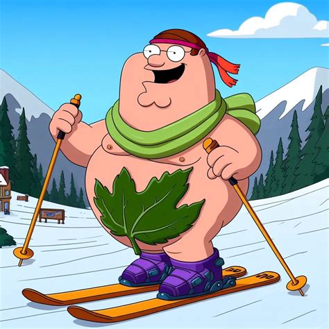 Peter Griffin's Naked Skiing Adventure by Darth19 on DeviantArt