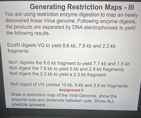 Image result for Restriction Enzyme Map