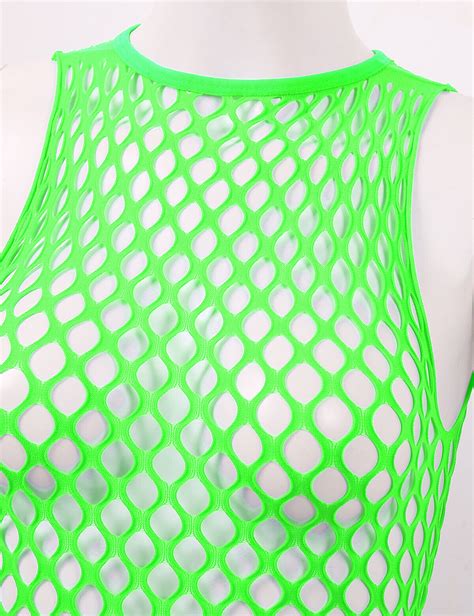Sexy Women's Fishnet Bodysuit Sheer Body Stocking Lingerie Babydoll ...