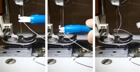 Image result for Changing a Sewing Machine Needle Using a Needle Threader