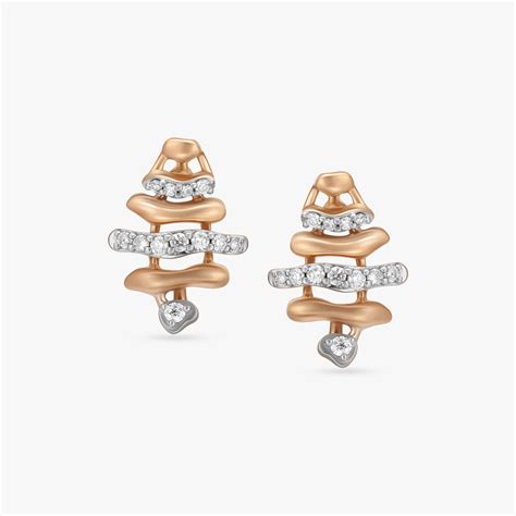 Twinkling Night Stud Earrings