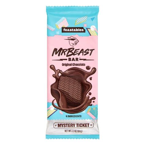 Feastables MrBeast Original Chocolate Bar 60gr | Candy Snack Experts