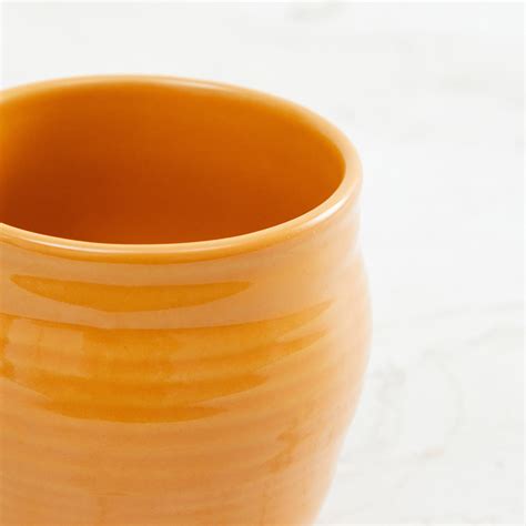 Buy Colour Connect Yellow Solid Stoneware Kullhad - 150ml from Home ...