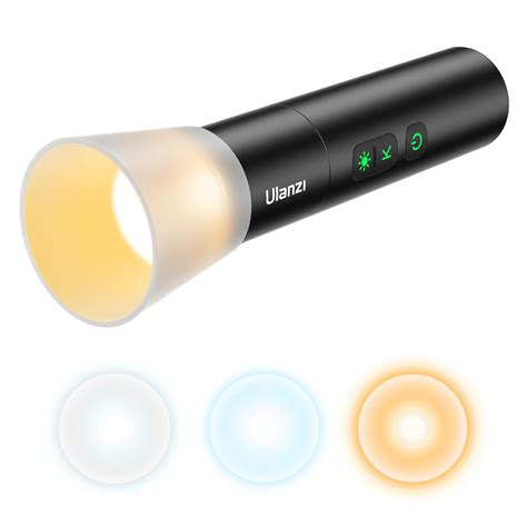 ULANZI LM07 LED Photography Flashlight w 1/4" Thread, Handheld ...