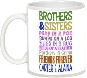 AllUPrints Gift For Rakhi - Brother & Sisters Friends Forever Ceramic ...