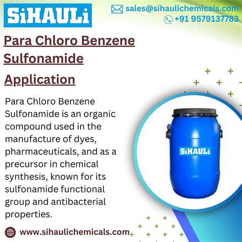 Para Chloro Benzene Sulfonamide | Sihauli Chemicals