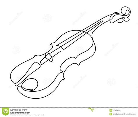 Viola Instrument Drawing