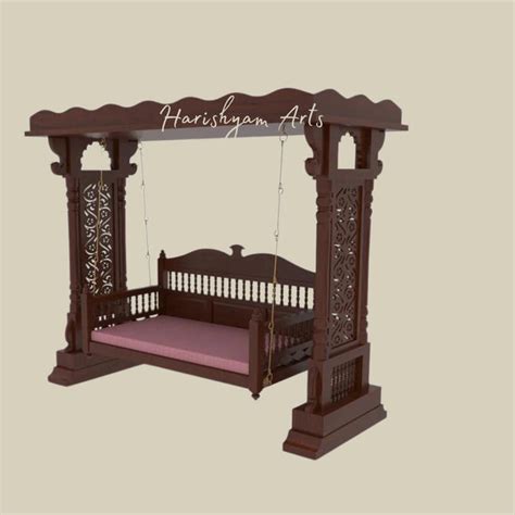 Traditional Teak Wood Swing | Buy Wooden Jhula Online India