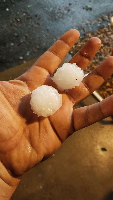 Giant hail, heavy rain and strong winds impact the southwestern South ...