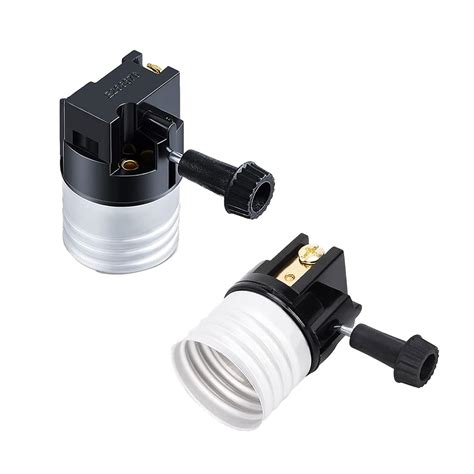 RXEAZIL 3-Way Lamp Socket Replacement, UL Listed Turn Switch Knob ...