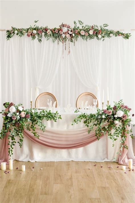 These Double Layers Backdrop Curtains will grace your wedding or any ...