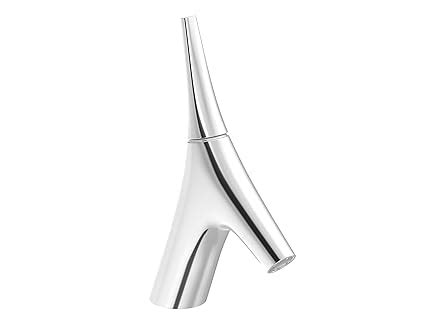 Kohler 23966IN-4ND-CP Metal Basin Mixer Lav Faucet, Silver, Chrome ...