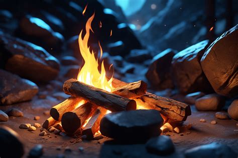 Bonfire: Symbol of Passion and Energy | ArtFactory