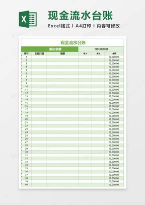 台账Excel模板下载_台账Excel模板表格免费下载_熊猫办公