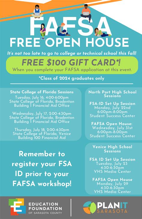 Summer FAFSA Workshops July 2024 - Education Foundation of Sarasota County