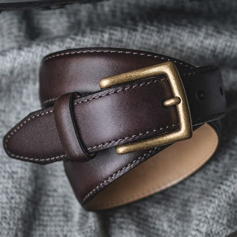 Women's Classic Brown Leather Belt - Thursday Boot Company
