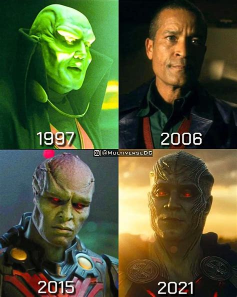 Live-Action Martian Manhunter over the years. : r/DC_Cinematic