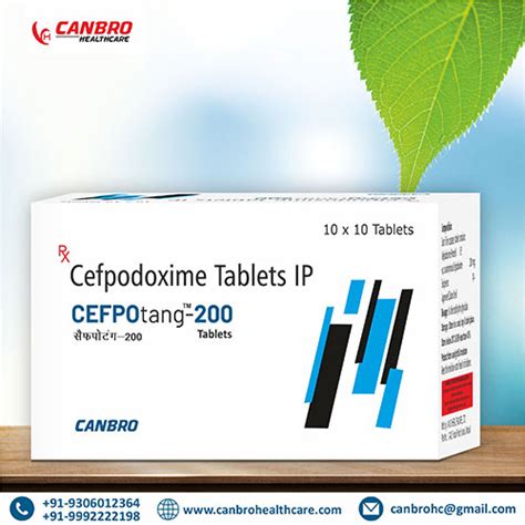 CEFPOTANG-200 Tablets Canbro Healthcare