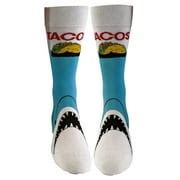 Buy Men's Taco Shark Socks Funny Jaws Fish Mexico Beach Vacation ...