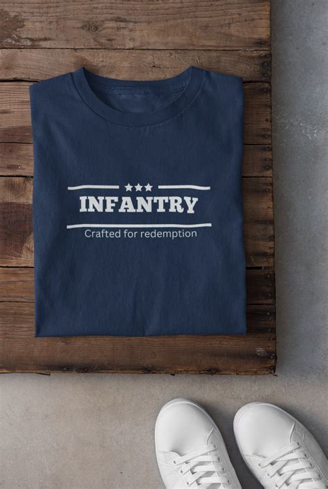 Infantry: Crafted for Redemption T-Shirt - Honor & Style at Indipeepal ...