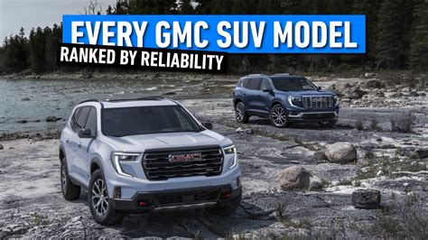 Every GMC SUV Model Ranked By Reliability