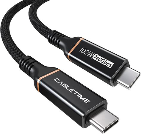 INICIO IF Certified USB 4 USB C Cable 1m, 8K or Dual 4K Display, 100W ...