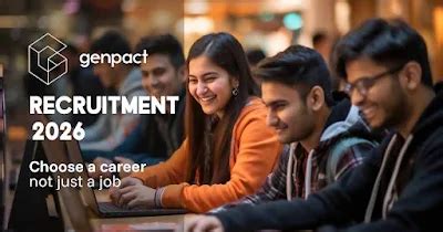 NEW JOBS UPDATES: Genpact Recruitment for Freshers | Bachelors Degree ...