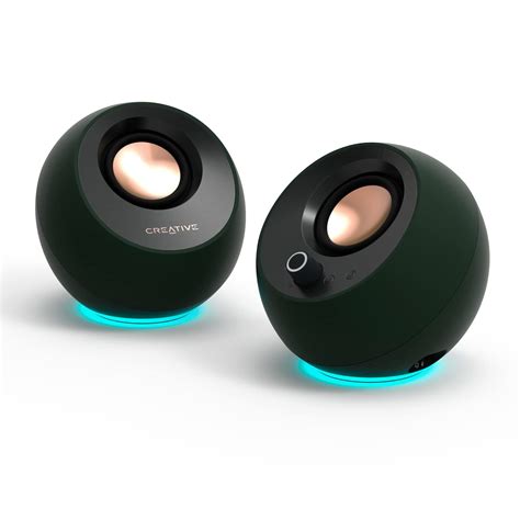 Creative Pebble Pro Minimalist 2.0 USB-C Computer Speakers with ...