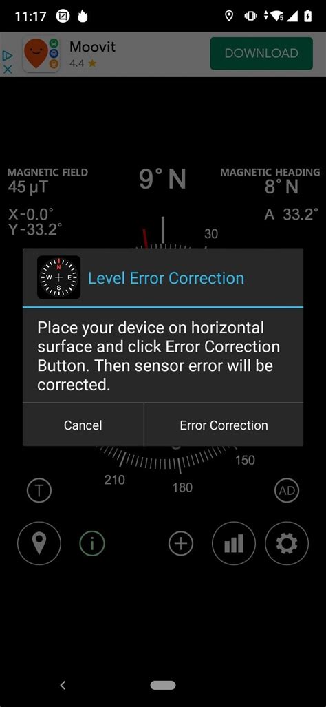 Android Compass 的图像结果