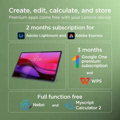 Lenovo Yoga Tab Plus Smartchoice AI Tablet with Pen + Keyboard |12.7 ...